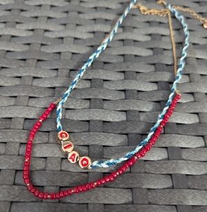 New! Set Of Two Beaded Necklaces Ciao